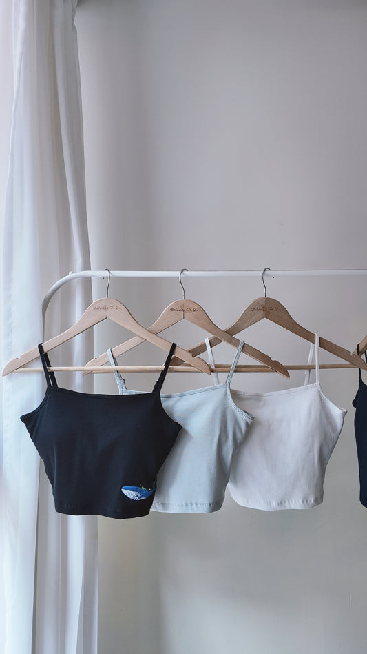 羅紋彈性可調節背心(有胸墊)