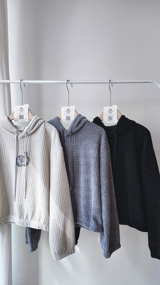 包芯紗糯軟連帽上衣