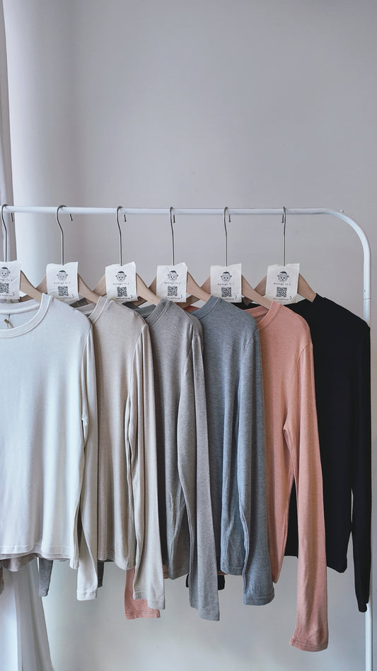 棉花糖圓領上衣