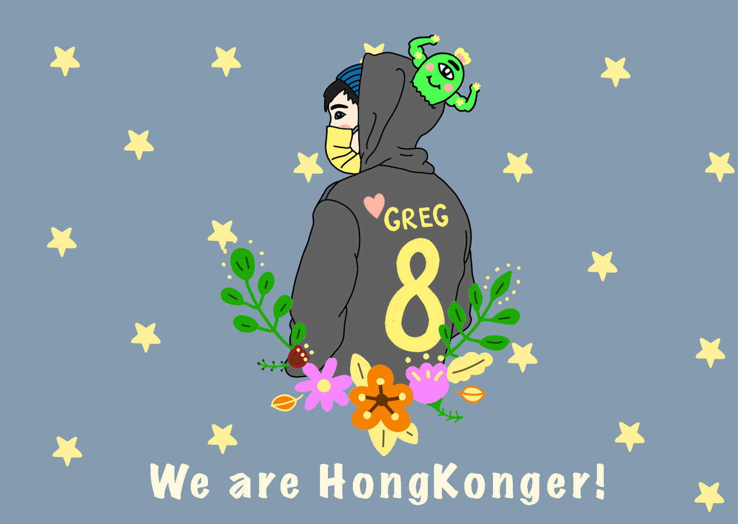 《Belongs To J. X Gregory Wong 》聯乘原創刺繡扣針