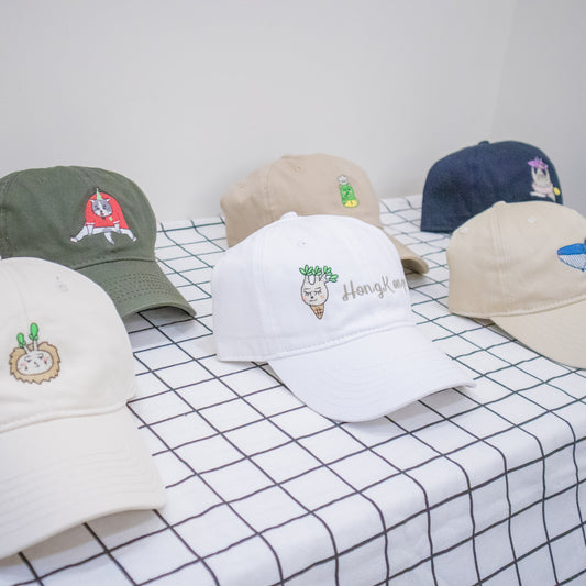 百搭刺繡 Cap帽|自家刺繡圖案