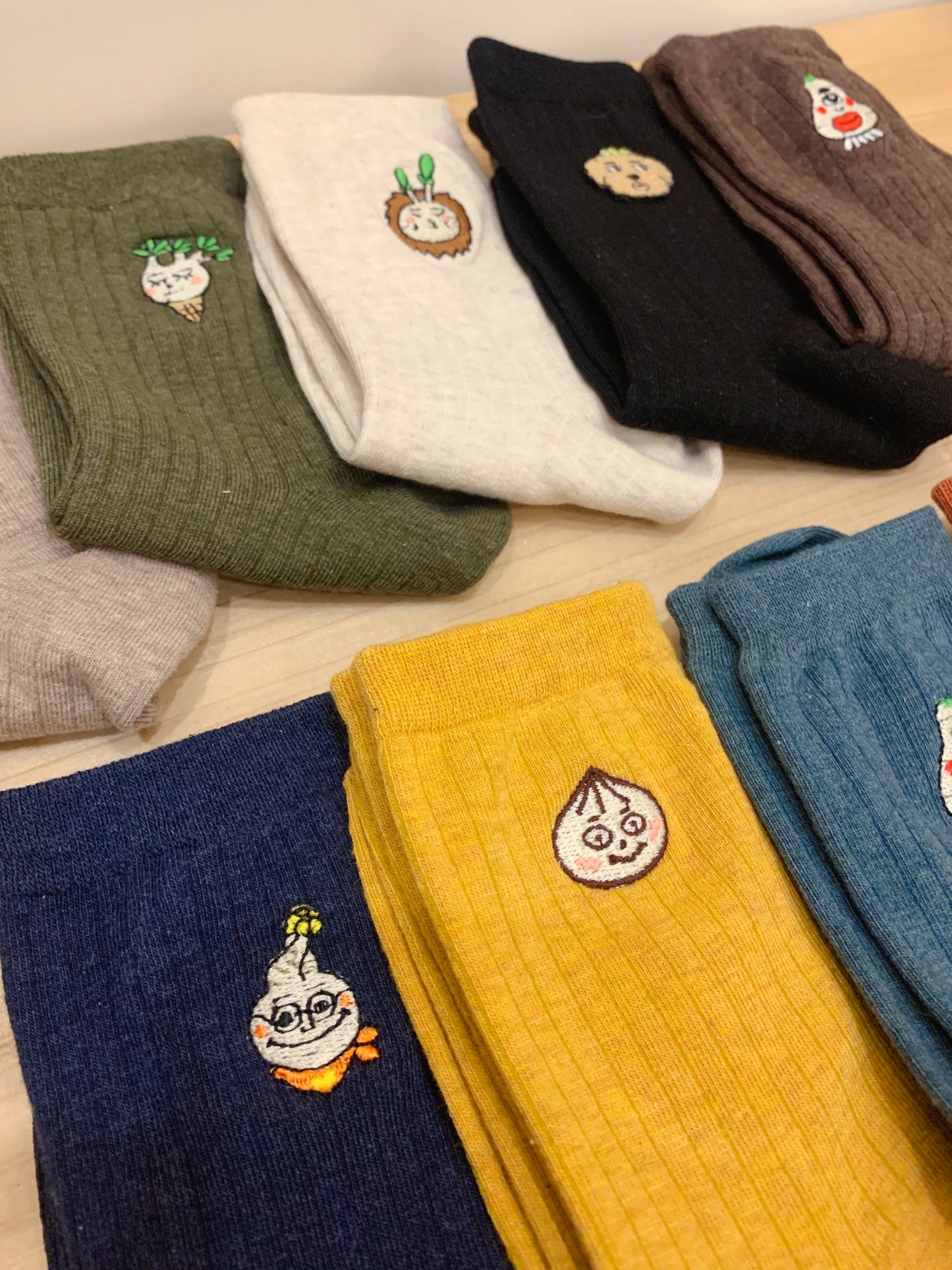 刺繡襪子|自家刺繡圖案