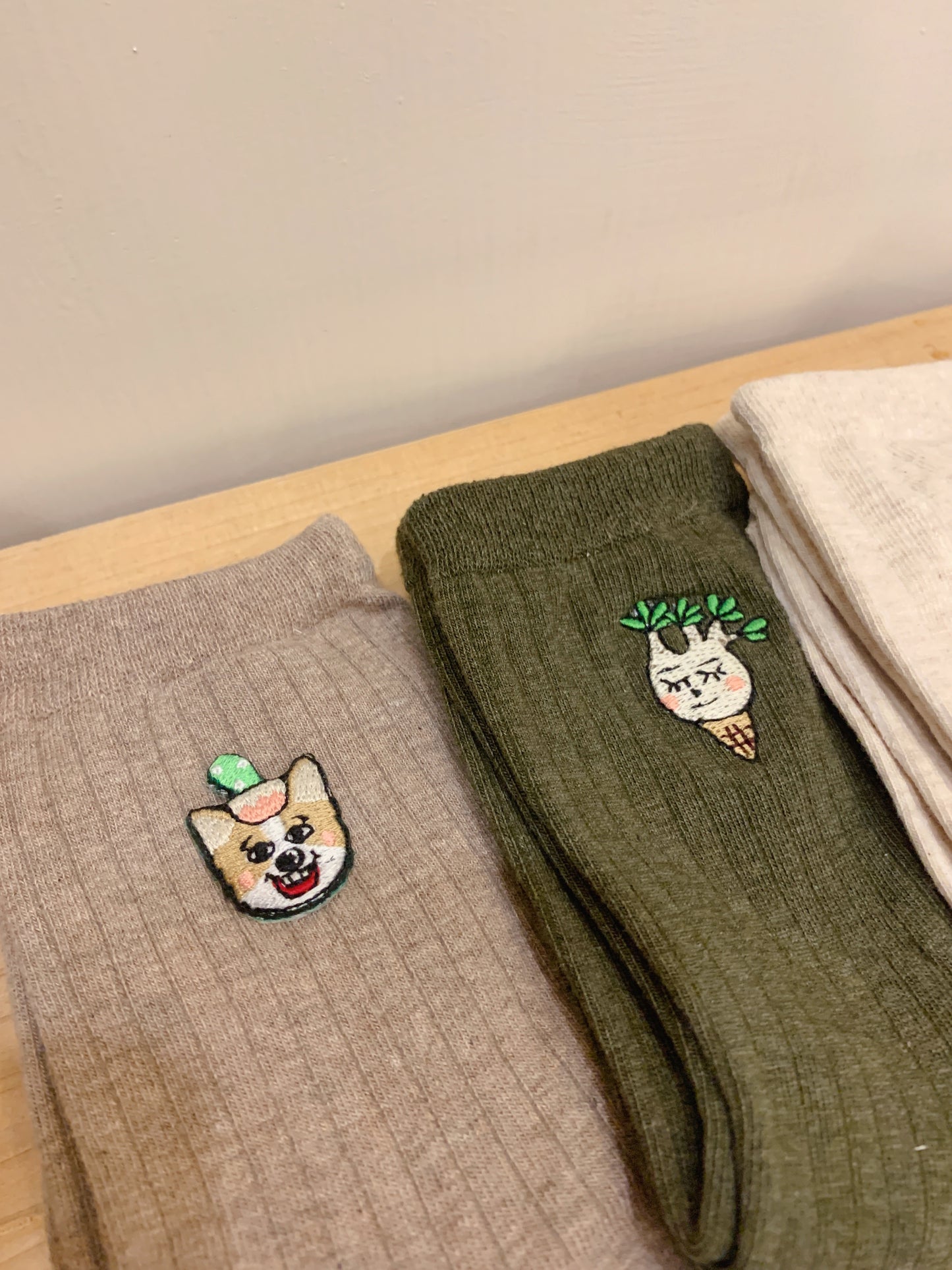 刺繡襪子|自家刺繡圖案