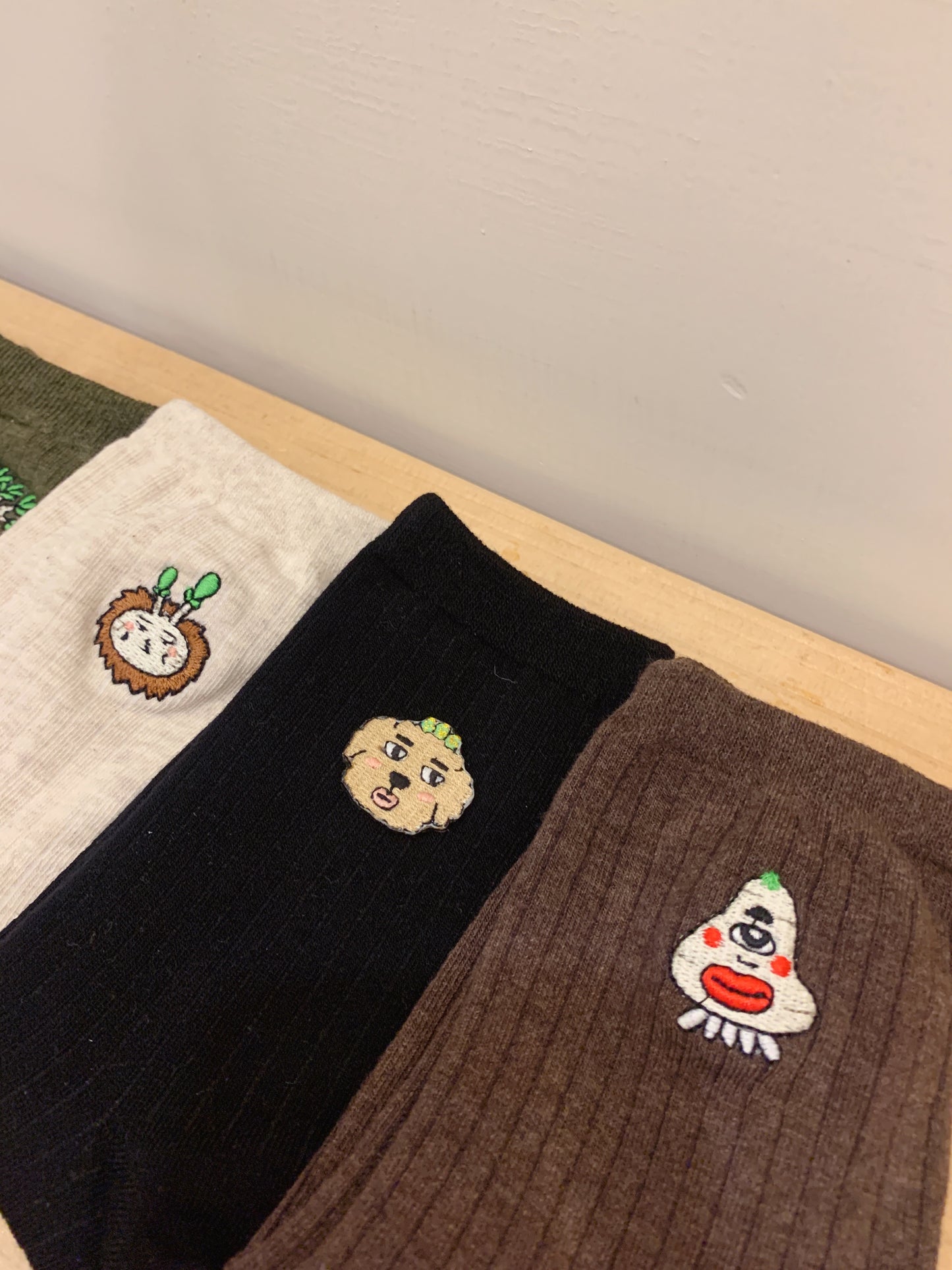 刺繡襪子|自家刺繡圖案