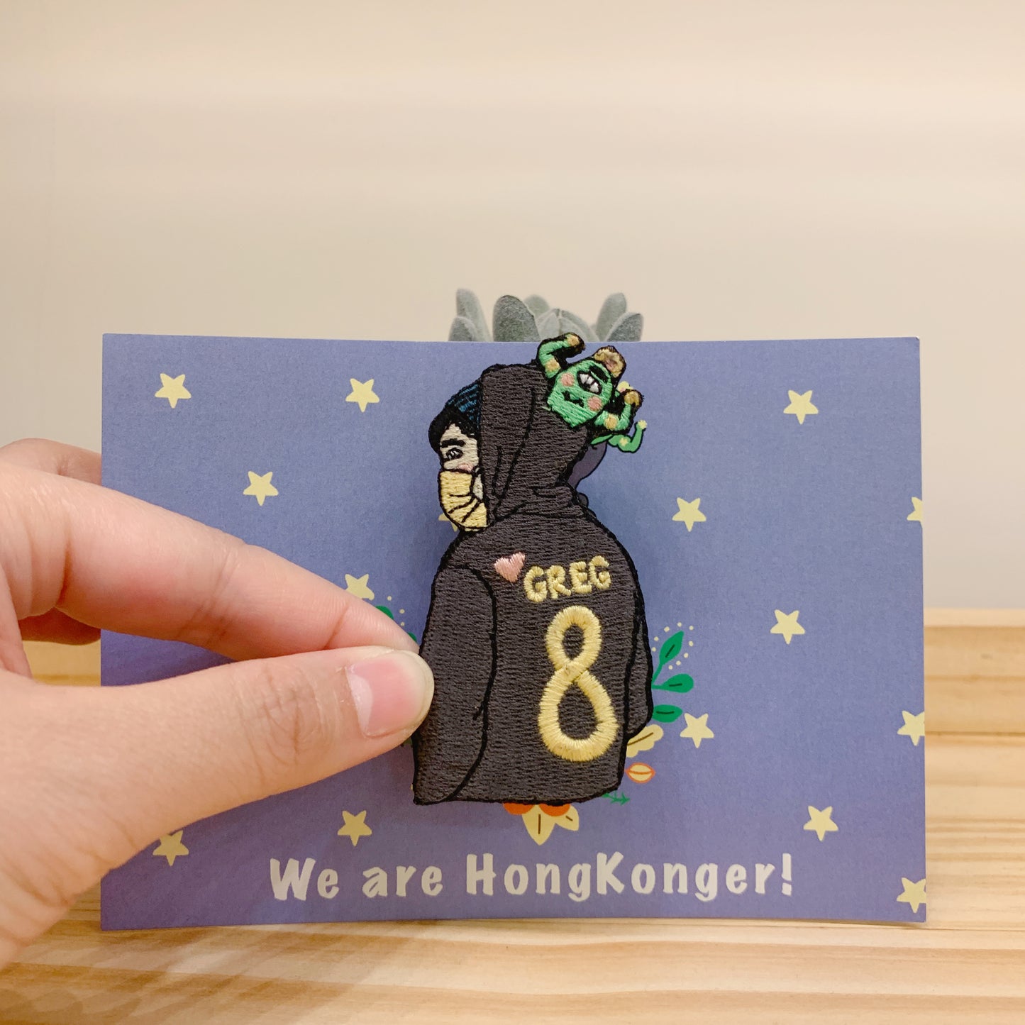 《Belongs To J. X Gregory Wong 》聯乘原創刺繡扣針