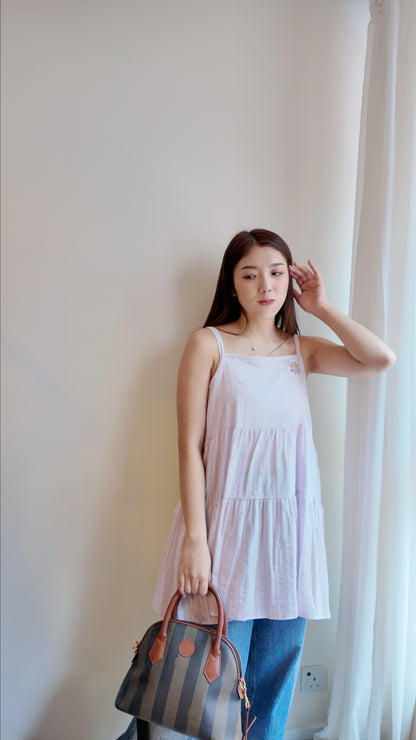 吊帶蛋糕背心連身裙