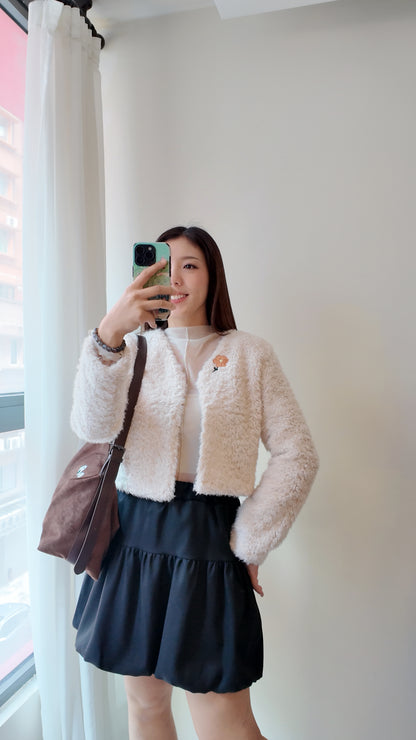 軟綿綿氣質絨毛外套