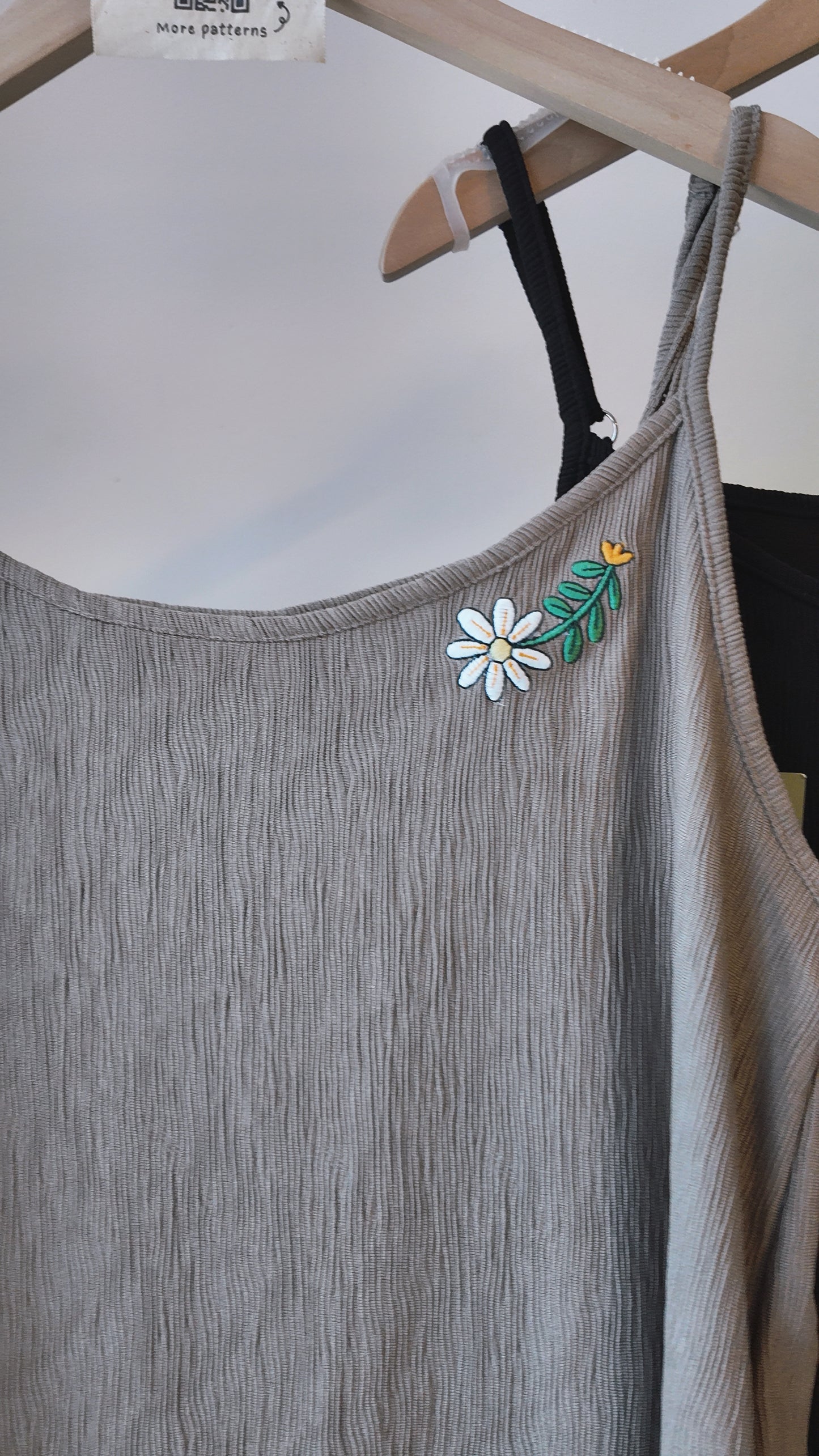 波紋細肩吊帶連身裙