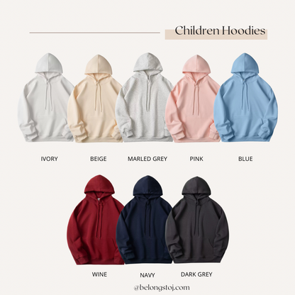 親子裝 小畫家系列 Oversized 有帽衛衣