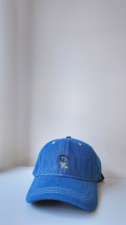 牛仔百搭刺繡 Cap帽｜自家刺繡圖案