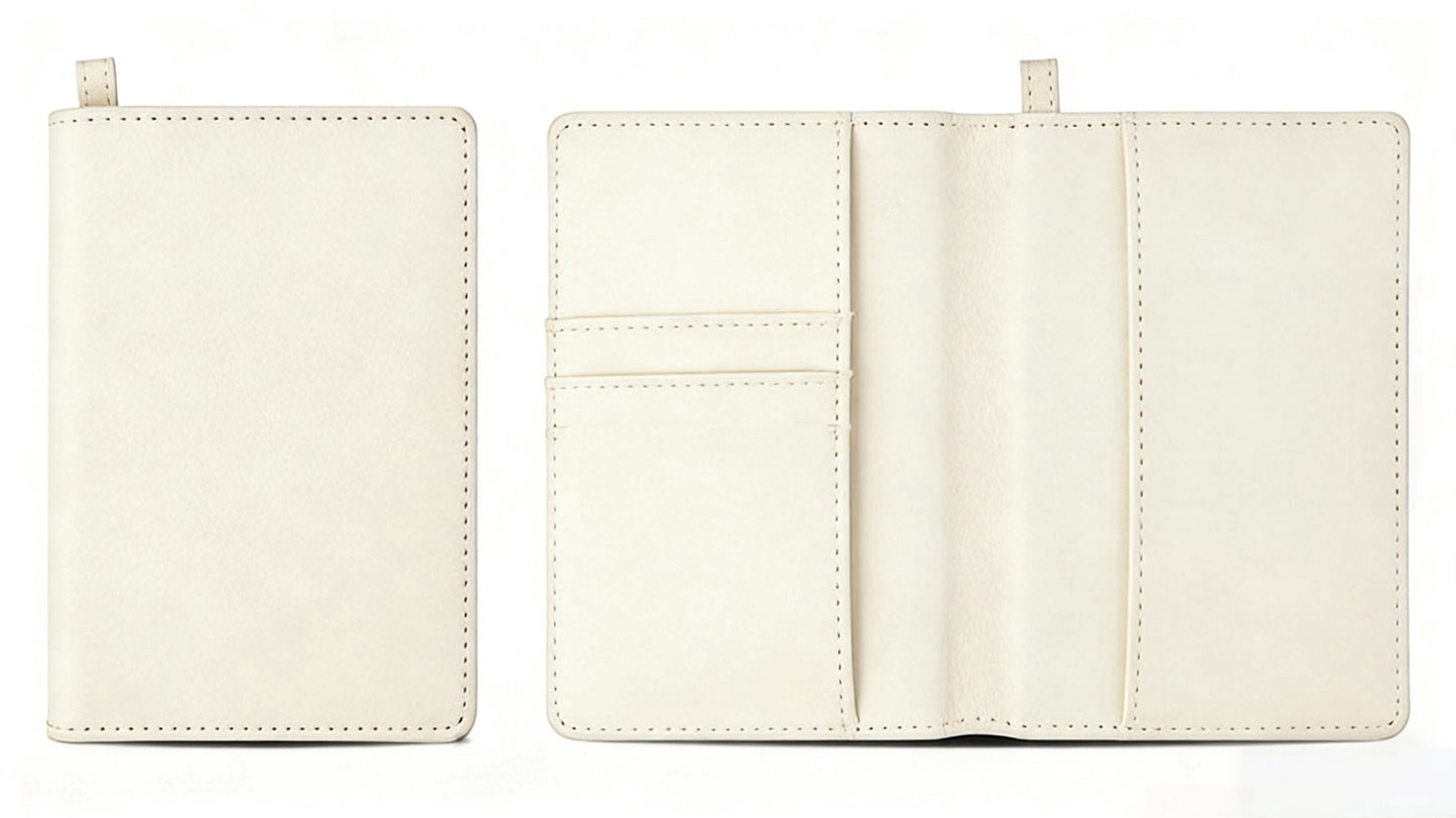 自家設計刺繡熨貼護照套