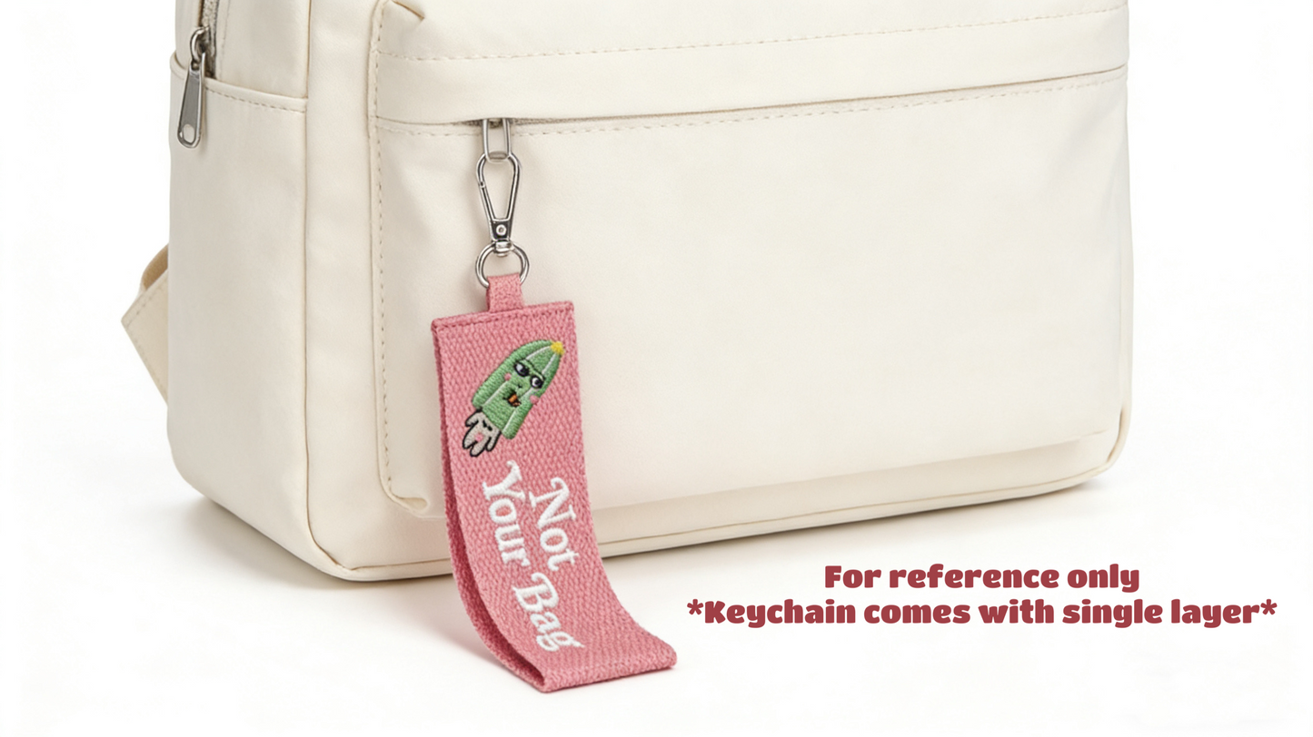 Belongs To J. 原創刺繡鎖匙扣掛帶