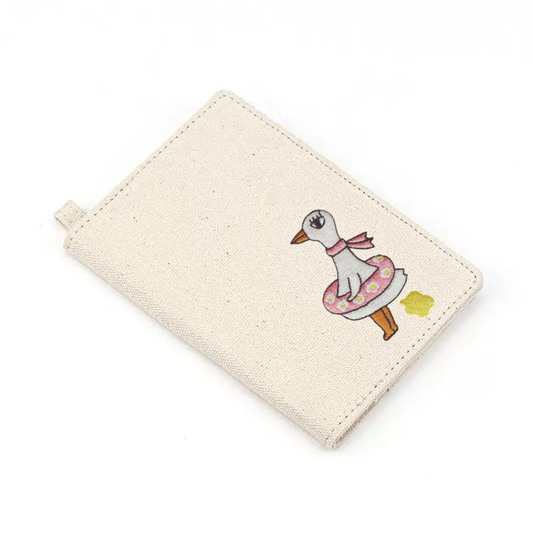 自家設計刺繡熨貼護照套