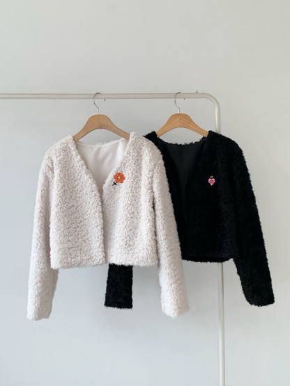 軟綿綿氣質絨毛外套