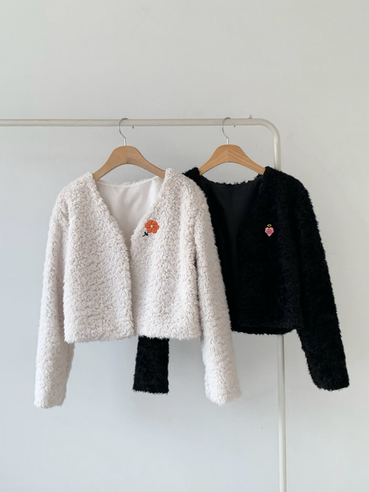 軟綿綿氣質絨毛外套