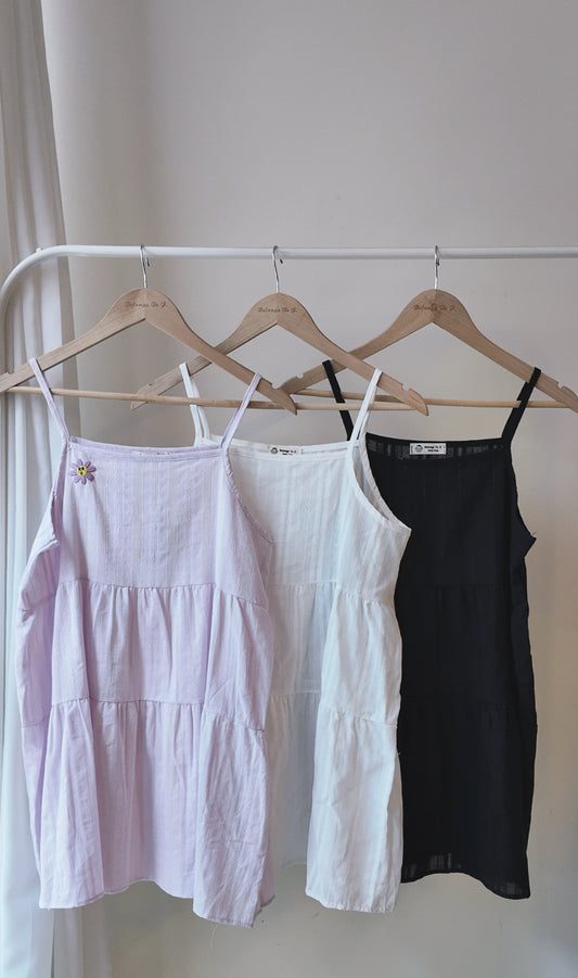 吊帶蛋糕背心連身裙