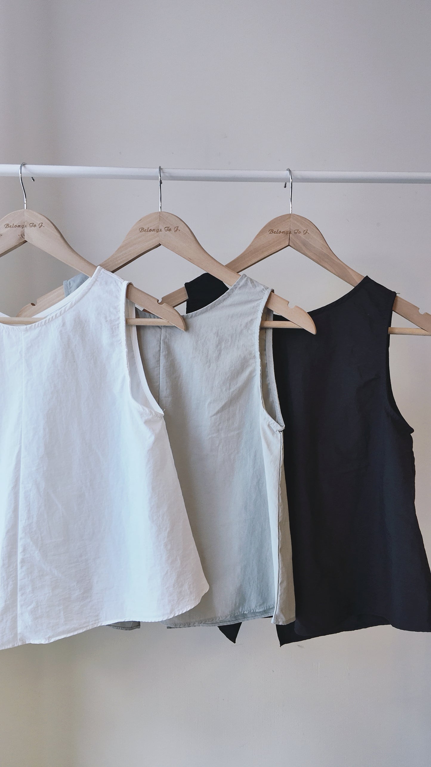 速乾滑料後交叉背心