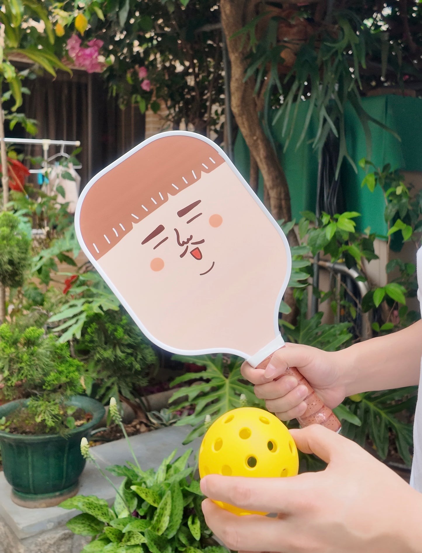 害羞叔叔 × 粉紅女孩 - Pickle Ball 球拍套裝