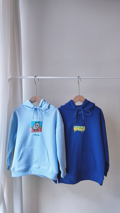 親子裝 小畫家系列 Oversized 有帽衛衣