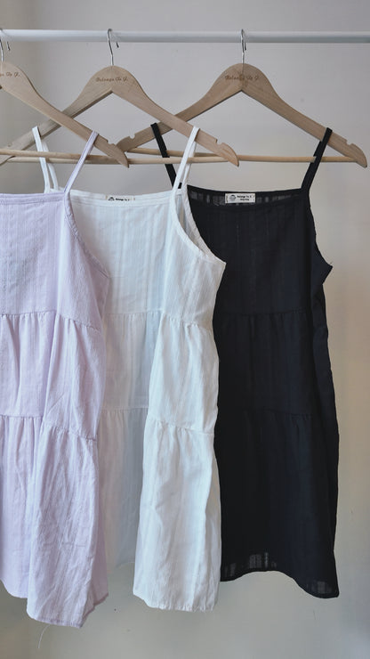 吊帶蛋糕背心連身裙