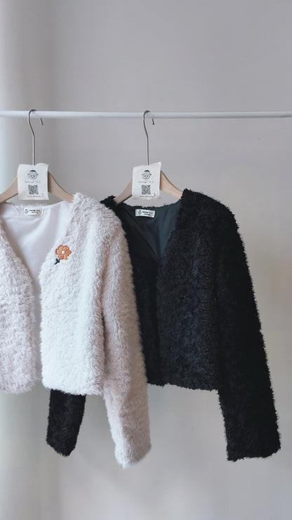 軟綿綿氣質絨毛外套