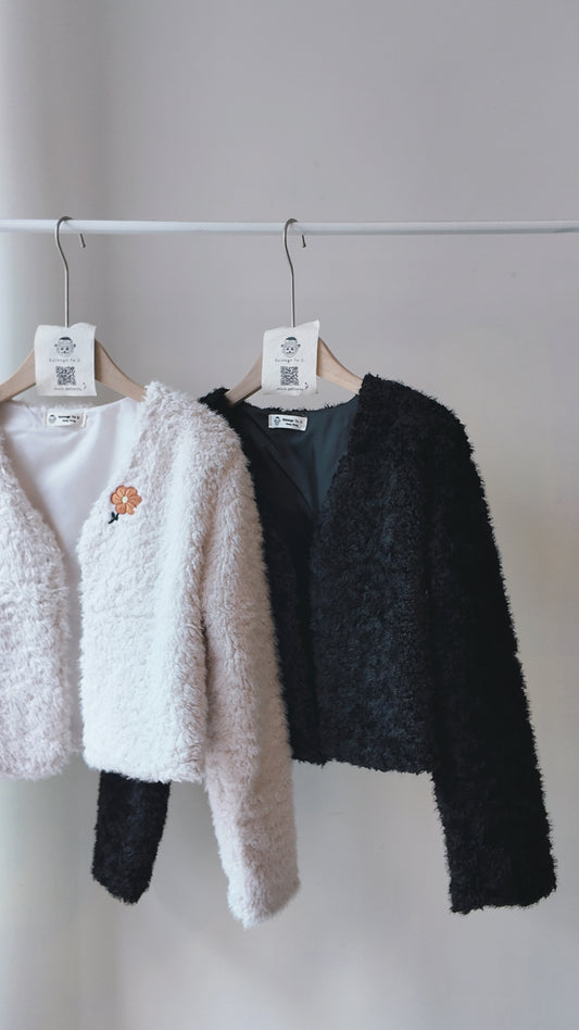 軟綿綿氣質絨毛外套