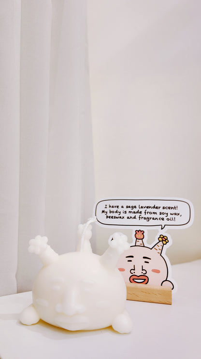 自家設計玩味象牙君香薰蠟燭盲袋