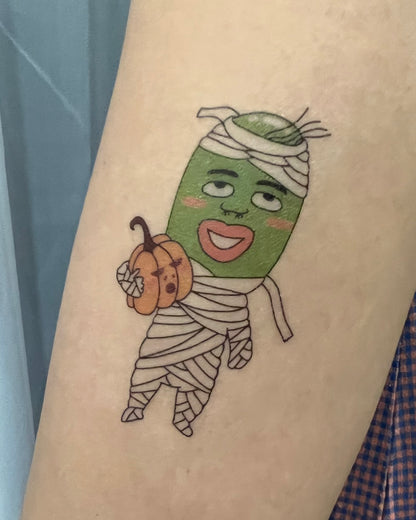 B.T.J Halloween 水印紋身貼紙
